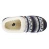 Acorn Women's Slipper with Berber Lining, Suede Siding and Durable Non-Slip Indoor/Outdoor Sole, Fairisle Hoodback-Blue, 9.5-10.5 view 4