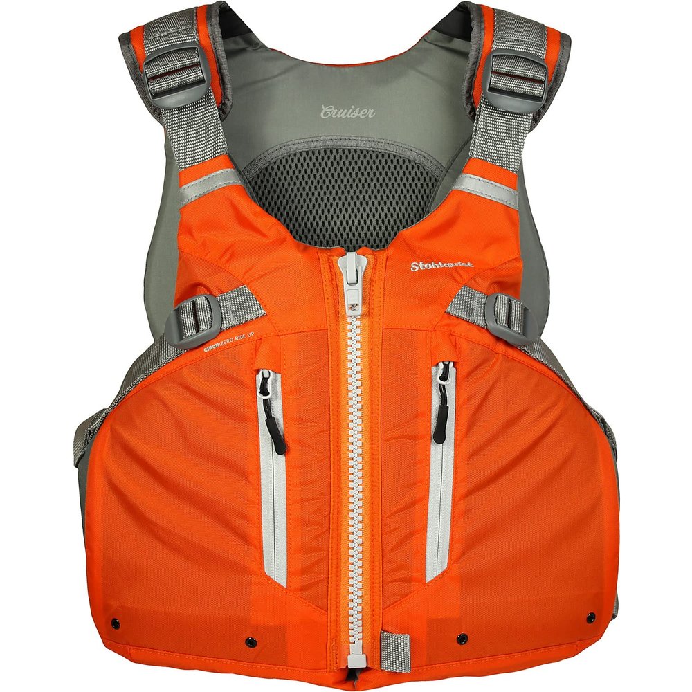 Stohlquist Women's Cruiser Lifejacket (PFD) (Orange, Medium/Large)