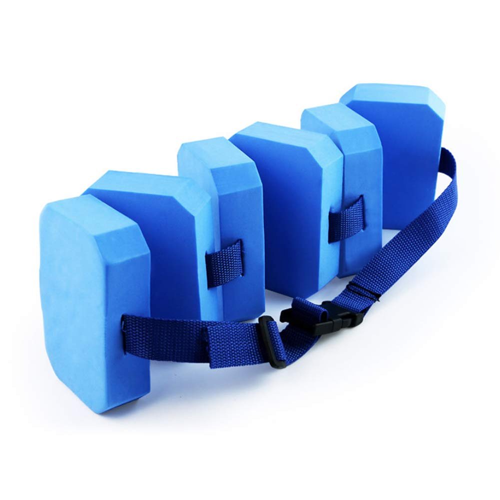 Firlar Swim Training EVA Foam Waist Belt, Adjustable Swimming Floating Waistband Floatation Swimming Beginners, Water Exercise Equipment, Auxiliary Aquatic Swim Training Aid Waist Belt for Kids Adult