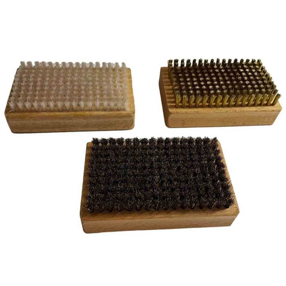 HCCTOZZ Snowboard Waxing Kit, Nylon Brass Horsehair Brush, Ski Snowboard Brush, Renewing Base Structure Snowboard Waxing Tool