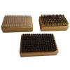 HCCTOZZ Snowboard Waxing Kit, Nylon Brass Horsehair Brush, Ski Snowboard Brush, Renewing Base Structure Snowboard Waxing Tool view 1