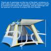Camping Tent Bell Tent Instant Pop-Up Tent Family Dome Tent with Carry Bag Waterproof Windproof for Camp Backpacking Hiking Outdoor Lightweight,C view 4