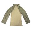 Outdoor Sports Airsoft Gear Hunting Shooting Battle Dress Uniform Combat BDU Clothing Tactical Camouflage Shirt - Green - XXXL view 1