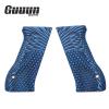 Guuun G10 Grips for Jericho 941 F9 Full Size OPS Eagle Wing Texture - Blue view 2