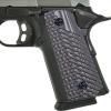 Guuun G10 Grips for para Ordnance P13 1911 OPS Diamond Cut Texture - Gray/Black view 1