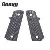 Guuun G10 Grips for para Ordnance P13 1911 OPS Diamond Cut Texture - Gray/Black view 2