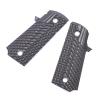 Guuun G10 Grips for para Ordnance P13 1911 OPS Diamond Cut Texture - Gray/Black view 3