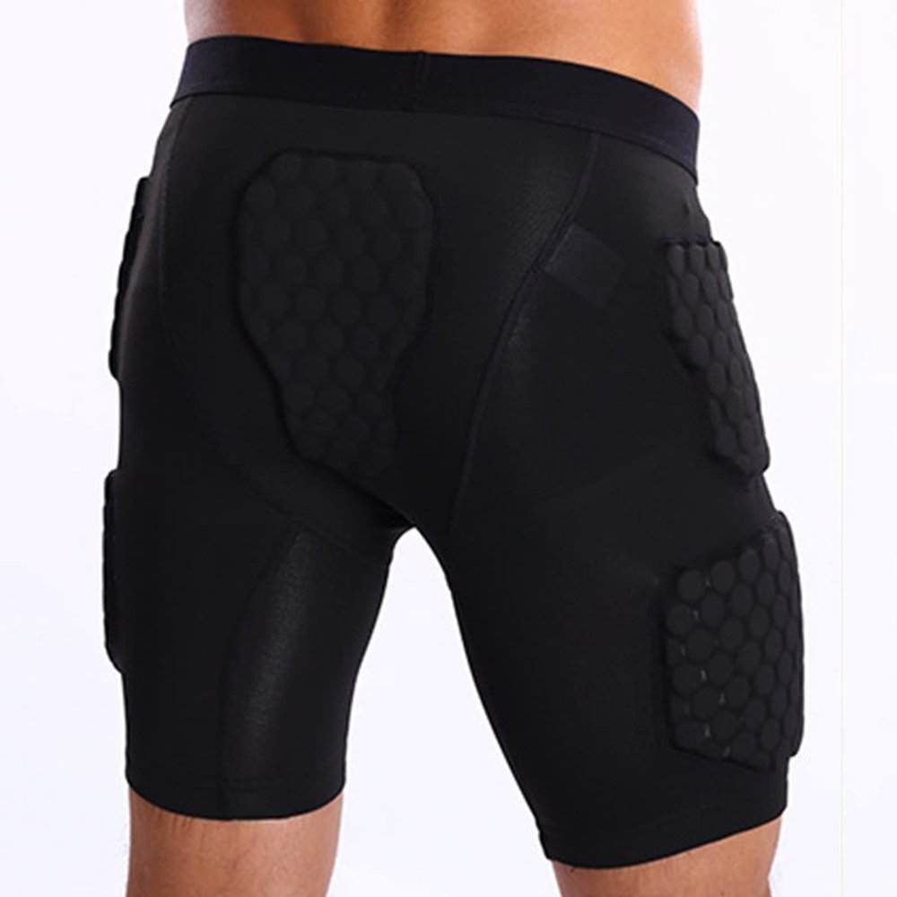 Q-FFL Adults Padded Shorts, Skating Impact Pad, Breathable Protective Gear for Snowboard Ski Ice Skating Skateboard (Size : Medium)