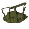Sunnysoutdoor Outdoor Sports Airsoft Gear Combat Assault Molle Vest Accessory Pouch Bag Carrier Tactical Camouflage Chest Rig - Green view 1