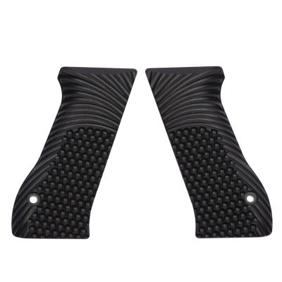 Guuun G10 Grips for Jericho 941 F9 Full Size OPS Eagle Wing Texture - Black