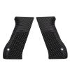 Guuun G10 Grips for Jericho 941 F9 Full Size OPS Eagle Wing Texture - Black view 1