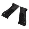 Guuun G10 Grips for Jericho 941 F9 Full Size OPS Eagle Wing Texture - Black view 3