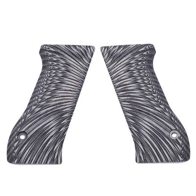 Guuun G10 Grips for Jericho 941 F9 Full Size OPS Starburst Texture - Gray