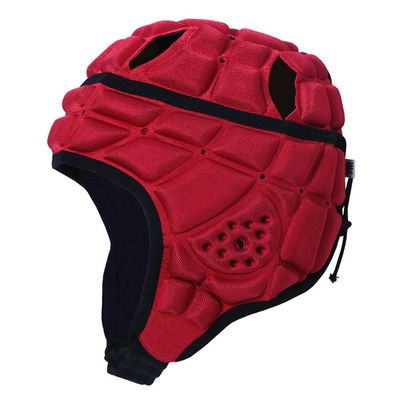 Rugby Helmet Headguards Soft Padded Headgear Hockey Helmet Soft Shell Head Protector Goalkeeper Adjustable Soccer Football Goalie Helmet Support for Youth Kids
