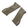Guuun G10 Grips for Jericho 941 F9 Full Size OPS Eagle Wing Texture - OD Green view 3