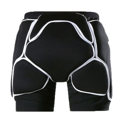 Q-FFL Adults Tailbone Hip Butt Pad, 3D Hip Protector Padded Short Pants, Breathable Skating Impact Pad for Ski Snowboarding (Size : X-Large)