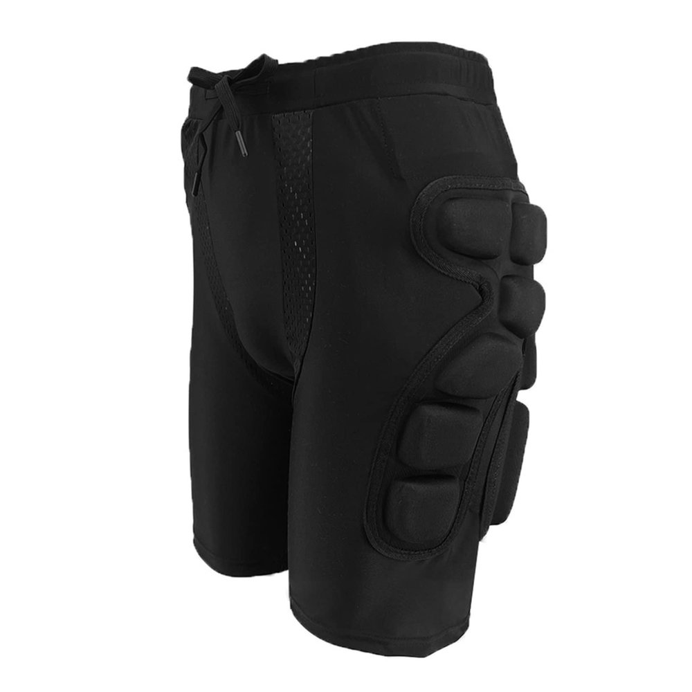Q-FFL Men Women Hip Protection Pads, Breathable Tailbone Protector Short Pants for Inline Skating, Skateboarding (Size : X-Large)
