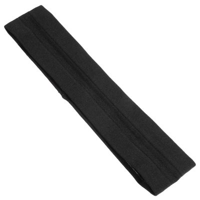 INOOMP 1pc Antiperspirant Running Headband for Workout Black Non- Yoga Turban Comfortable Elastic Sweatband for Exercise Sports Headband