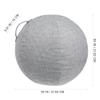 21.6Inch Yoga Ball Cover,Exercise Ball Cover Gym Training Accessories - Foldable Lightweight for Home Offices Gym - Random Color view 2