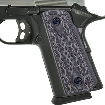 Guuun G10 Grips for para Ordnance P13 1911, OPS Tactical Texture - Gray/Black