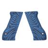 Guuun G10 Grips for Jericho 941 F9 Full Size OPS Starburst Texture - Blue view 1