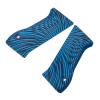 Guuun G10 Grips for Jericho 941 F9 Full Size OPS Starburst Texture - Blue view 3