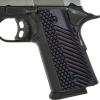 Guuun G10 Grips for para Ordnance P13 1911 OPS Diamond Cut Texture - Black view 1