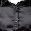 Men's Dress Shirts Men Smooth Slim Fit Tuxedo Shirt Fashion Long Sleeve Casual Work Shirt Sliver XXL view 3
