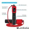OLAHRAGA Plastic Adjustable Skipping/Jump Rope with Counter for Fitness Exercise Training for Men, Women, Kids, Girls (Red ) view 3