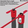 OLAHRAGA Plastic Adjustable Skipping/Jump Rope with Counter for Fitness Exercise Training for Men, Women, Kids, Girls (Red ) view 4