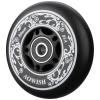 AOWISH 8-Pack Inline Skate Replacement Wheels 85A Outdoor Asphalt Formula Roller Blades Wheels Indoor Roller Blades Wheels with Bearings ABEC-9 & Floating Spacers (Black, 72mm) view 4