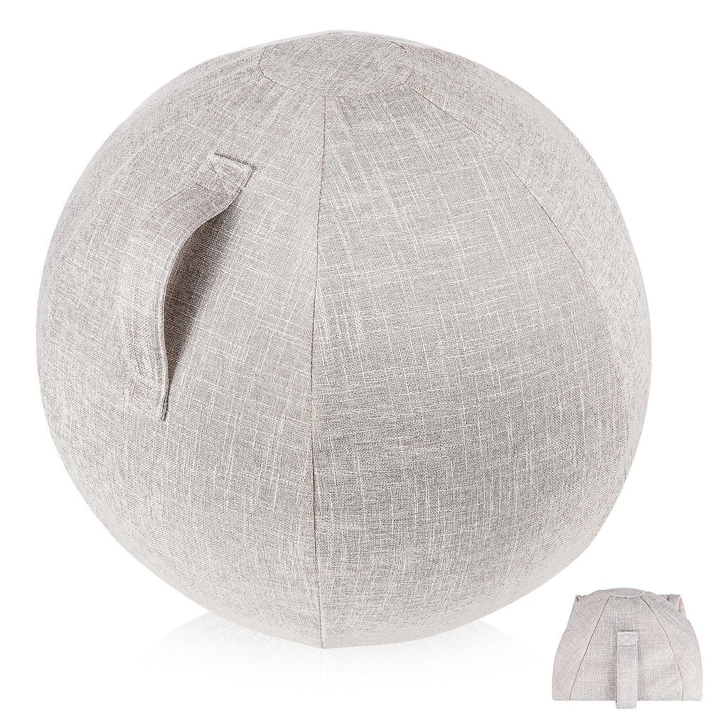 Veemoon 21.6 Inch Yoga Ball Covers Balance Ball Covers for Office Home Gym Use