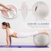 Veemoon 21.6 Inch Yoga Ball Covers Balance Ball Covers for Office Home Gym Use view 3