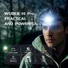 WUBEN H1 Pro Rechargeable Headlamp, 1200 High Lumen Ultra Bright LED Head Lamp, 11 Modes 180Adjustable IP68 Headlight with Red Light for Outdoors Camping Hunting Hiking Running Fishing Gear view 2