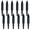 200 Grain Steel Screw-in Archery Arrow Field Points Field Tips - Practice Target & Hunting Arrows Heads for Recurve,5/16inch Easy Pull Various Outside Diameter(1 Dozen) 2.9*2.3*0.6 inch view 1
