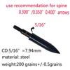 200 Grain Steel Screw-in Archery Arrow Field Points Field Tips - Practice Target & Hunting Arrows Heads for Recurve,5/16inch Easy Pull Various Outside Diameter(1 Dozen) 2.9*2.3*0.6 inch view 2
