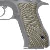 Guuun G10 Grips for Jericho 941 F9 Full Size OPS Starburst Texture - OD Green view 1