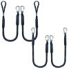 4-Pack Bungee Dock Line Boat Ropes for Docking Line Mooring Rope with Stainless Steel Clip Accessories view 1