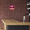 Rico Industries NCAA Virginia Tech Hokies Personalized/Custom Metal 8.5" x 11" Parking Sign - Home Dcor - Indoor/Outdoor view 4