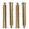 100 Grain Archery Arrow Copper Insert Screw Copper Brass Arrow Inserts Arrowheads Connector,for Diameter.244 Arrow Shaft Archery Accessories(12 PCS) view 3