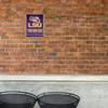 Rico Industries NCAA LSU Tigers Personalized/Custom Metal 8.5" x 11" Parking Sign - Home Dcor - Indoor/Outdoor view 2