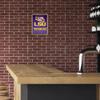 Rico Industries NCAA LSU Tigers Personalized/Custom Metal 8.5" x 11" Parking Sign - Home Dcor - Indoor/Outdoor view 4