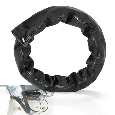 48 Inch Full-Length Zipper Rigging Sleeve for Trolling Motor Cable Organized, UV-Resistant, Weather-Resistant Wire Cord Protector Wrap Cover