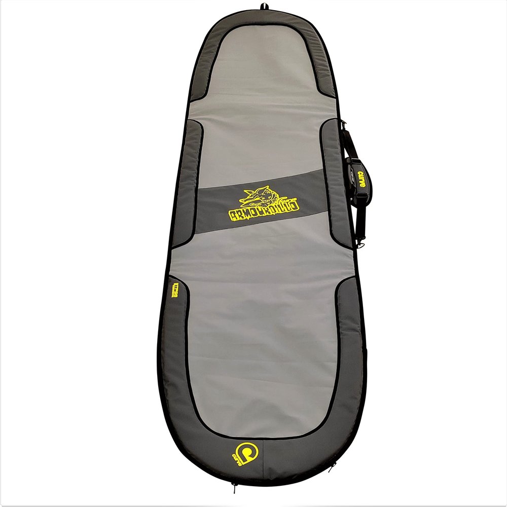 Curve Surfboard Bag Travel Surfboard Cover - Armourdillo Longboard Size 7'6, 8'2, 9'2, 9'6, 10'2 (10'8 Longboard Round Nose x26 w finslot)