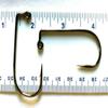 1000 Gerry's Tackle 32833 2X Strength Black Nickel 90 Degree Round Bend Jig Hooks Size 5/0 - Bulk Hooks view 1