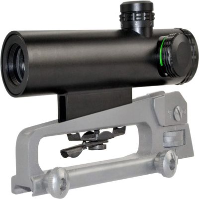4X20 Compact Red/Green Illuminated Reticle Scope, Duplex fits Ca Handle & Single Picatinny Mounts