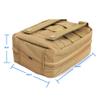 Sunnysoutdoor Outdoor Sports Airsoft Gear Molle Assault Combat Hiking Bag Accessory Camouflage Kit Pack Tactical Medical Pouch - ACU view 3