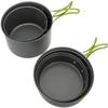 Sxdthy Camping Cookware Set,Multifunctional Portable Cooking Set Lightweight Pots Cookware Set,Camping Cookware Mess Kit view 3