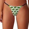 BAIKUTOUAN Broccoli Pattern G-String Thongs Women's T-Back Underwear Panty view 1