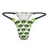 BAIKUTOUAN Broccoli Pattern G-String Thongs Women's T-Back Underwear Panty view 3